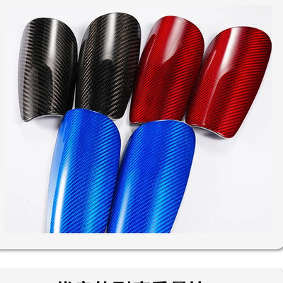 Carbono Fibra Futebol Proteção de perna Brace Suporte Calf Pads Compressão Futebol Shin Sponge Brace