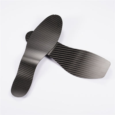 Solinha de calçado rígida de fibra de carbono inserção de corte de calçado sola média para calçados desportivos
