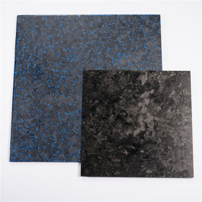 Folha fina de fibra sólida de carbono azul preto 6,0 mm 8,0 mm 10,0 mm