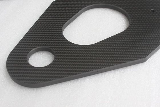 Serviço de Máquinas de Processamento CNC de Fibra de Carbono Partes de Mecânica CNC de Placas de Fibra de Carbono para Quadros de Copter/FPV