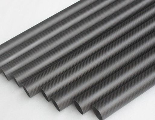 Tubos de fibra de carbono de 3K de 1 &quot; 1 1 4 &quot; 1 2 polegadas 32mm 35mm 36mm 38mm 40mm