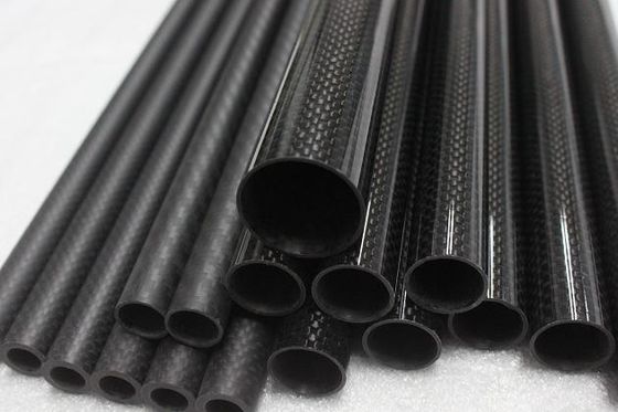 Tubos estruturais redondos de fibra de carbono de tamanho médio 13 mm 14 mm 15 mm 16 mm 18 mm 19 mm