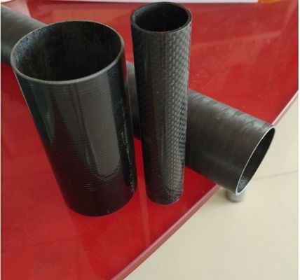 1.5&quot; 1 2&quot; ID/OD Personalizar tubo de fibra de carbono de alta temperatura 1000mm 500mm 330mm de comprimento