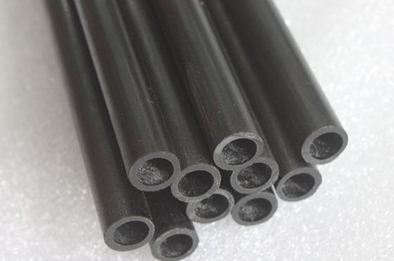 Tubos redondos de fibra de carbono Rodas redondas de tubos de carbono 3 mm