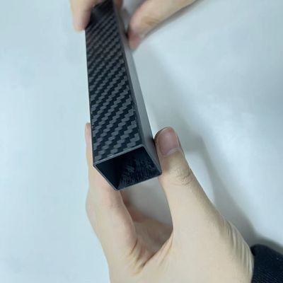 Tubos de fibra de carbono de alto módulo de alta resistência 3k quadrado 30*30*28*28