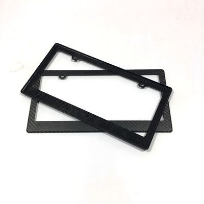 4 buracos em fibra de carbono placa de licença quadro de motocicleta fino padrão dos EUA