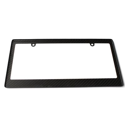 4 buracos em fibra de carbono placa de licença quadro de motocicleta fino padrão dos EUA