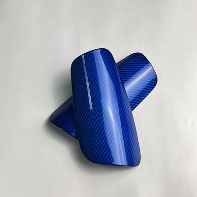 Carbono Fibra Futebol Proteção de perna Brace Suporte Calf Pads Compressão Futebol Shin Sponge Brace