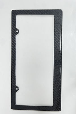 3K Twill Fibra de Carbono Carro Carbono Fibra titular placa de licença placa de número de fibra de carbono