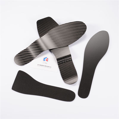 Solinha de calçado rígida de fibra de carbono inserção de corte de calçado sola média para calçados desportivos