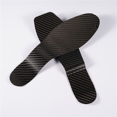 Solinha de calçado rígida de fibra de carbono inserção de corte de calçado sola média para calçados desportivos
