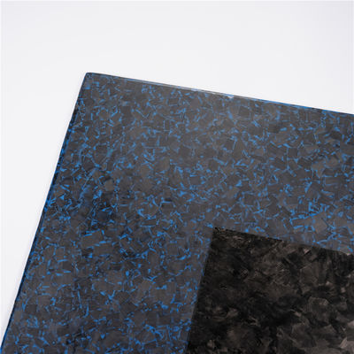 Folha fina de fibra sólida de carbono azul preto 6,0 mm 8,0 mm 10,0 mm