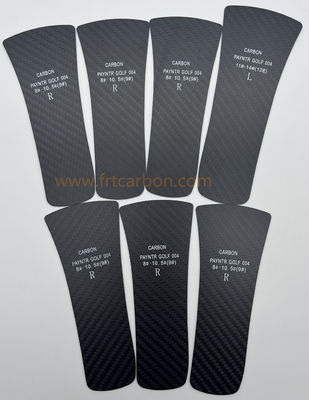 Calçado de Fibra de Carbono Personalizado 3k Twill Placa de Fibra de Carbono Matte 1.0mm 0.8mm