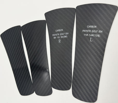 Calçado de Fibra de Carbono Personalizado 3k Twill Placa de Fibra de Carbono Matte 1.0mm 0.8mm