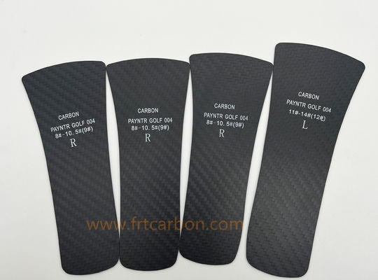 Calçado de Fibra de Carbono Personalizado 3k Twill Placa de Fibra de Carbono Matte 1.0mm 0.8mm