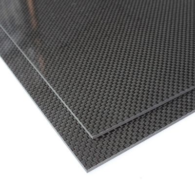 Folha de painel de fibra de carbono 1mm 1.5mm 2mm 2.5mm 3mm Para Cnc
