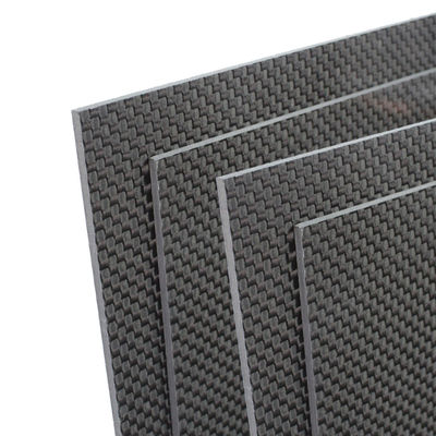 Folha de painel de fibra de carbono 1mm 1.5mm 2mm 2.5mm 3mm Para Cnc
