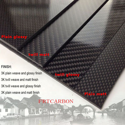 1 mm 2 mm 2.5 mm 3 mm 4 mm 5 mm 6 mm 100 folha de fibra de carbono laminada