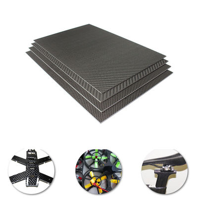 1 mm 2 mm 2.5 mm 3 mm 4 mm 5 mm 6 mm 100 folha de fibra de carbono laminada