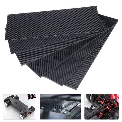 Peso leve Folha de placa de fibra de carbono 1 mm 2 mm 10 mm Para drone UAV 48 X 96 4 X8