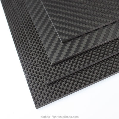 Chapas de fibra de carbono de alta resistência Rc 200x300mm 0,5mm 5mm 4mm 3mm Chapa de fibra de carbono