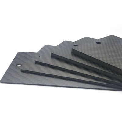Chapas de fibra de carbono de alta resistência Rc 200x300mm 0,5mm 5mm 4mm 3mm Chapa de fibra de carbono
