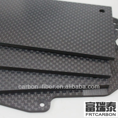 CNC fornecer corte de placa/folha composta de fibra de carbono sandwich da fábrica/fabricante/fornecedor de fibra de carbono FRT