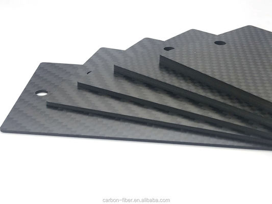 Fábrica de venda mais 3mm 3k folha laminada de fibra de carbono em tecido de fibra de carbono 200 * 300mm
