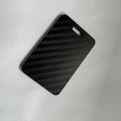 Serviço de usinagem de fibras de carbono Cartão de visita Imprimir moldes de corte CNC Parte Para Carro RC Cartão Shin