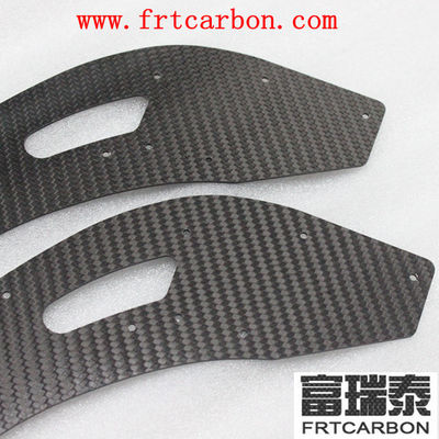 Serviço de corte de chapa de fibra de carbono Cnc de fibra de carbono para carro Rc