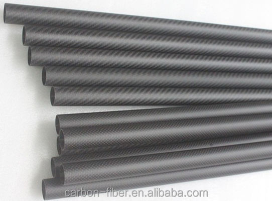 Fabricantes de tubos de fibra de carbono 1000mm 2000mm CFRP pólo de alta resistência pólo de fibra de carbono