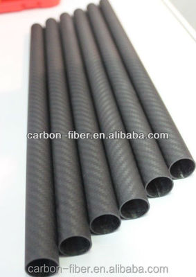Fabricantes de tubos de fibra de carbono 1000mm 2000mm CFRP pólo de alta resistência pólo de fibra de carbono