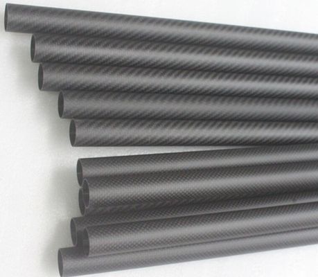 2m 20mm 3k tubo de fibra de carbono fibra de carbono estrutura de bicicleta tubo de carbono Weipi barco remos manobra poste