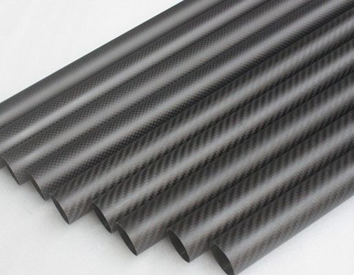 2m 20mm 3k tubo de fibra de carbono fibra de carbono estrutura de bicicleta tubo de carbono Weipi barco remos manobra poste