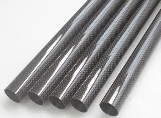 2m 20mm 3k tubo de fibra de carbono fibra de carbono estrutura de bicicleta tubo de carbono Weipi barco remos manobra poste