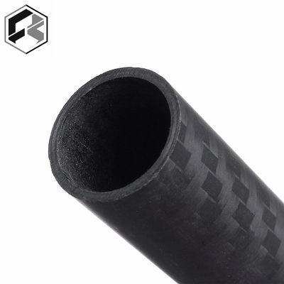 Tubo quadrado de fibra de carbono de 8 mm e 10 mm Tubo retangular de fibra de carbono