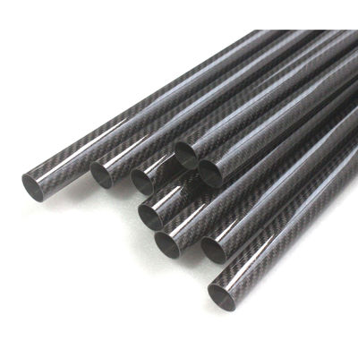 Tubo de fibra de carbono de 2 &quot; 3 &quot; 2 mm Polos de fibra de carbono Polos de abóbada Grande diâmetro 18x16x1000mm