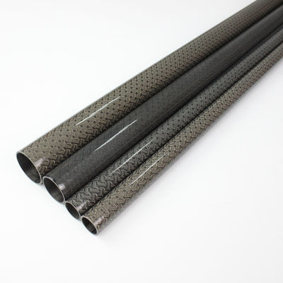 Tubo de fibra de carbono de 2 &quot; 3 &quot; 2 mm Polos de fibra de carbono Polos de abóbada Grande diâmetro 18x16x1000mm