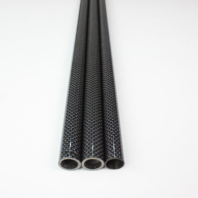Tubo de fibra de carbono de 2 &quot; 3 &quot; 2 mm Polos de fibra de carbono Polos de abóbada Grande diâmetro 18x16x1000mm
