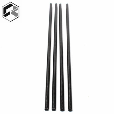 Tubos telescópicos de fibra de carbono Tubos de fibra de carbono de alta resistência Tubos de pólo Frt