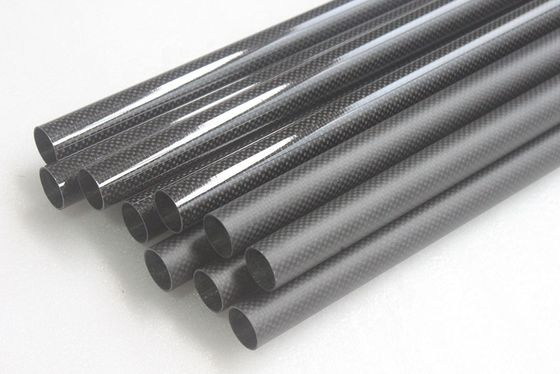 Tubos telescópicos de fibra de carbono Tubos de fibra de carbono de alta resistência Tubos de pólo Frt
