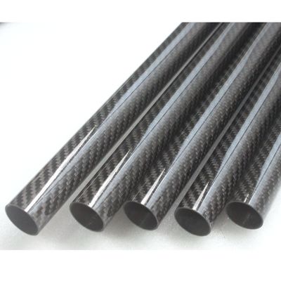 Tubo de fibra de carbono 10mm 12mm 15mm 18mm 22mm 30mm 40mm 50mm