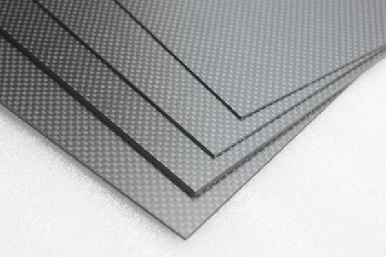 500mm X500mm Matte Plain 3K Carbon Fiber Plate Panel Sheet para Quad Frame