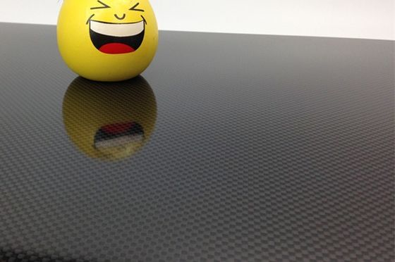 400 mm X 500 mm Grande produção 3K Plain Glossy Carbon Fiber Panel