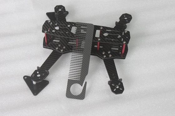 Serviço de Máquinas de Processamento CNC de Fibra de Carbono Partes de Mecânica CNC de Placas de Fibra de Carbono para Quadros de Copter/FPV