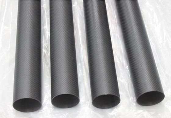 Tubos de fibra de carbono de 3K de 1 &quot; 1 1 4 &quot; 1 2 polegadas 32mm 35mm 36mm 38mm 40mm