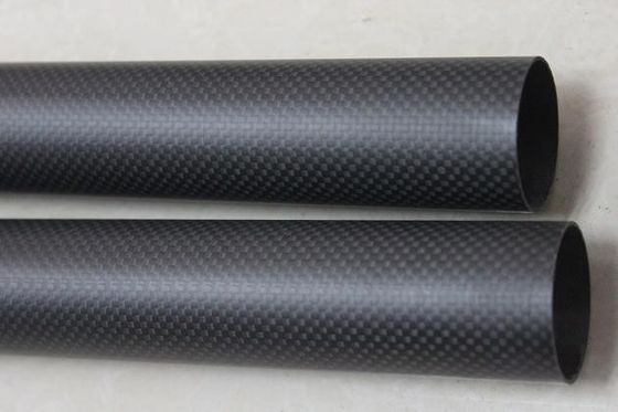 Tubos de fibra de carbono de 3K de 1 &quot; 1 1 4 &quot; 1 2 polegadas 32mm 35mm 36mm 38mm 40mm