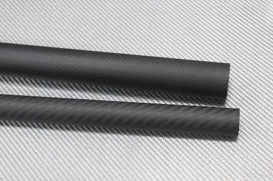 Tubos estruturais redondos de fibra de carbono de tamanho médio 13 mm 14 mm 15 mm 16 mm 18 mm 19 mm