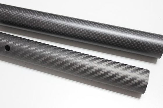 Tubos estruturais redondos de fibra de carbono de tamanho médio 13 mm 14 mm 15 mm 16 mm 18 mm 19 mm