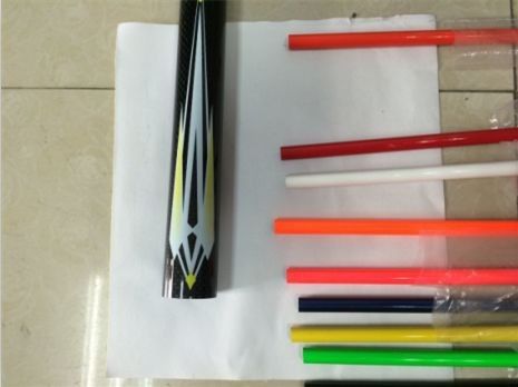5 16&quot; 5 8&quot; 7 8&quot; Vermelho Branco Azul Amarelo Tubos de Fibra de Carbono para Bicicletas FRT